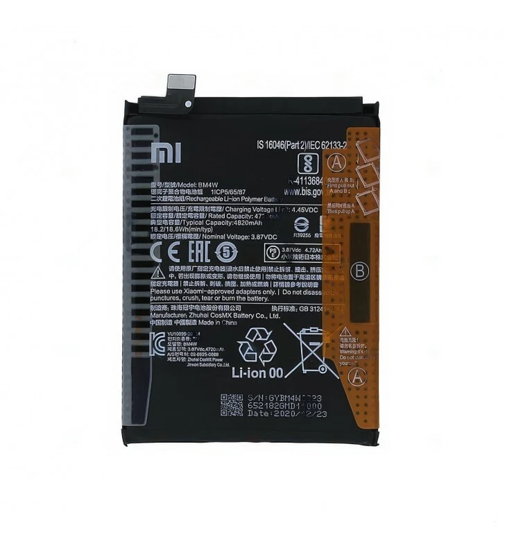 Picture of Batería BM4W 4820mAh Xiaomi Mi 10T Lite 5G M2007J17G 460200004N1Y 