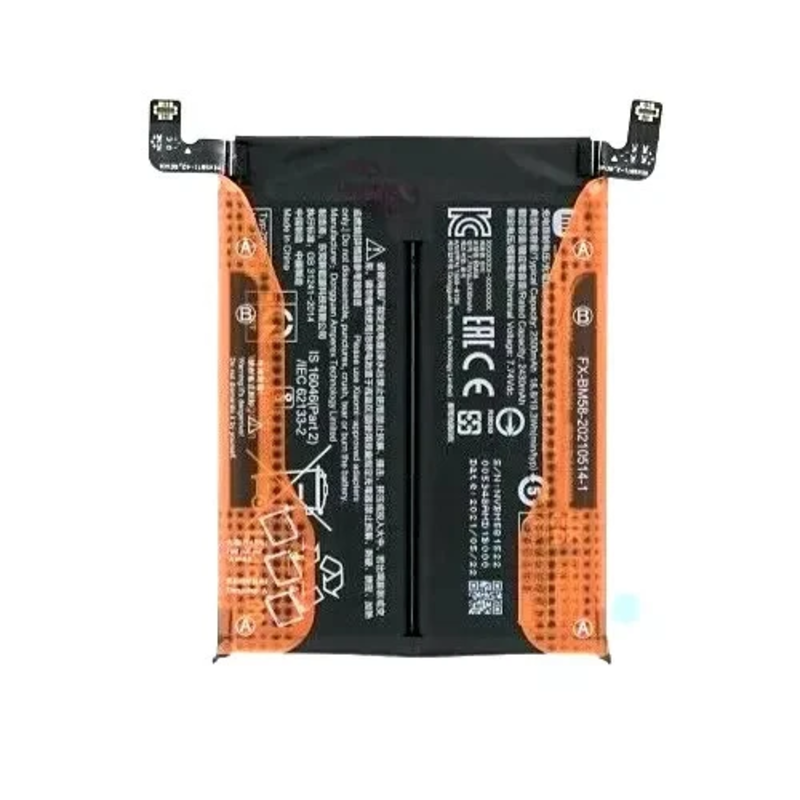 Imagen de Batería ORIGINAL PARA XIAOMI MI 11T PRO 5G BM58 2500 mAh (Cada una) 